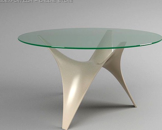 Arc table by MolteniC 3D Model