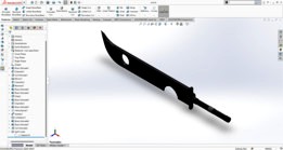 SolidWorks Showcase: Zabuza Sword Design