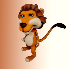 Animated Lion Model