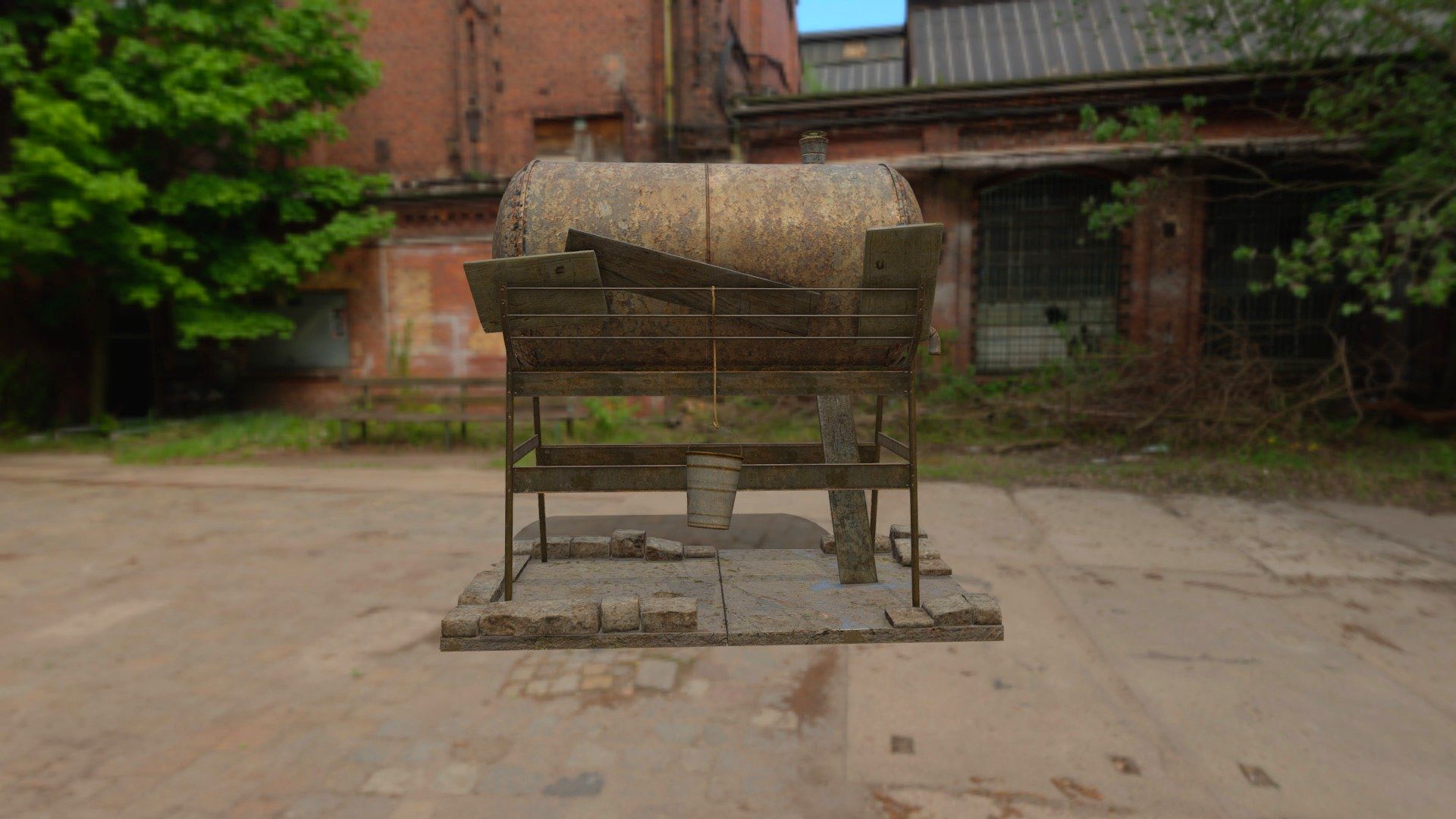 Old Rusty Watertank