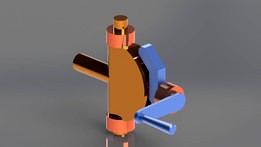 Oblique Crank - Rocker mechanism