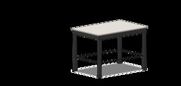 Industrial table, metal table