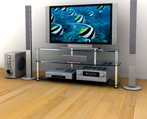 Home Theatre System 3D Model