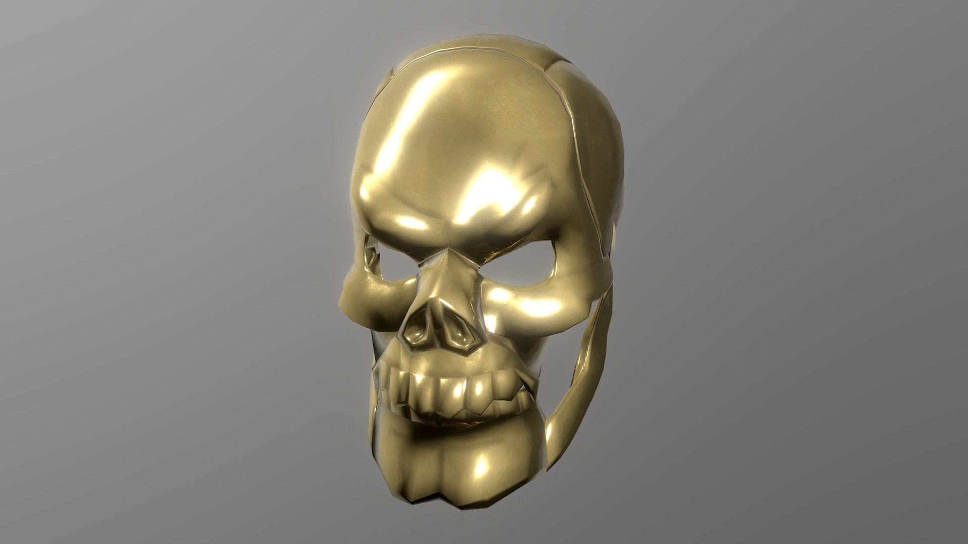 Skull Mask (gold)