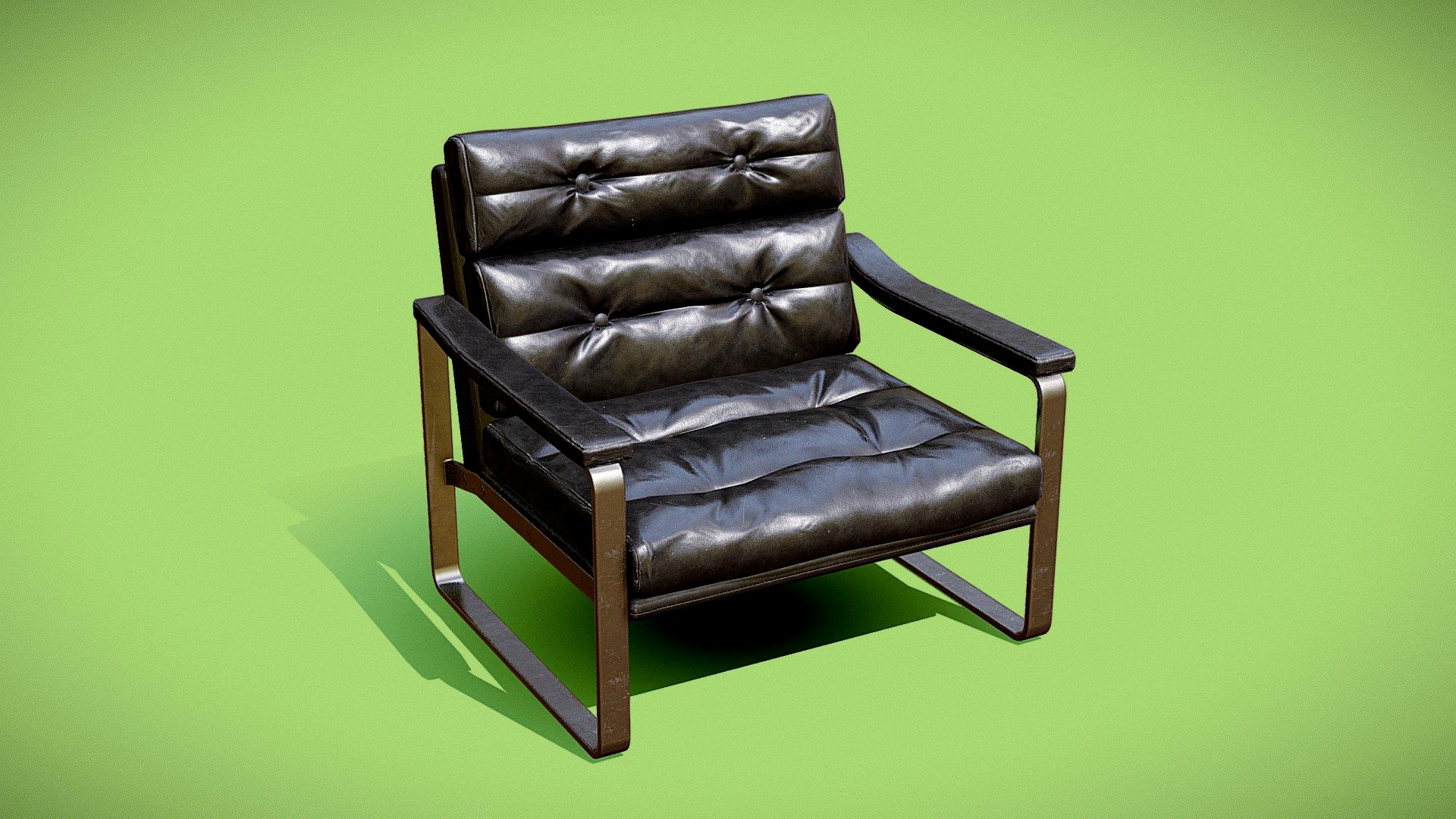 Armchair Game Ready Asset