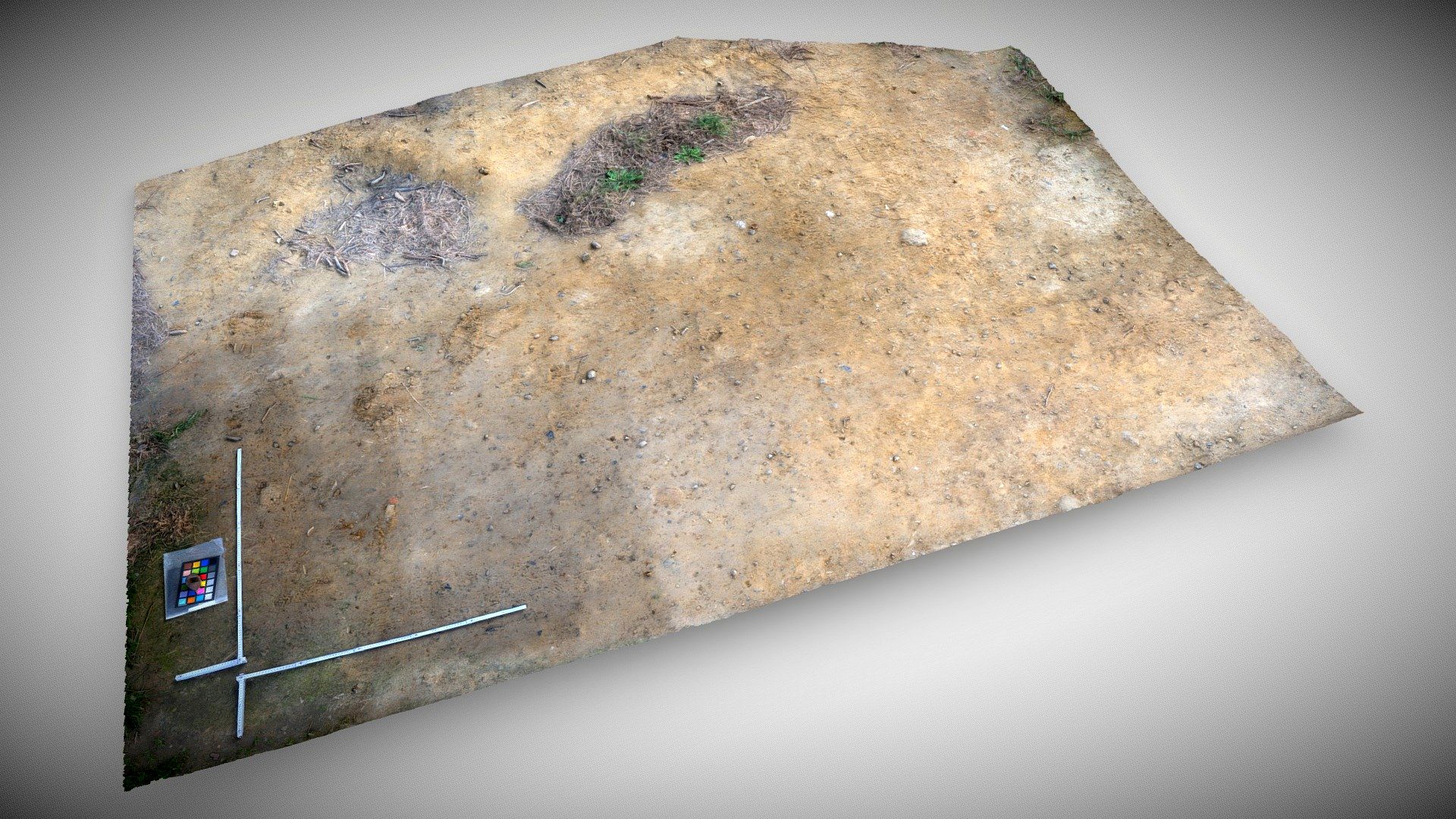 Ground soil dry