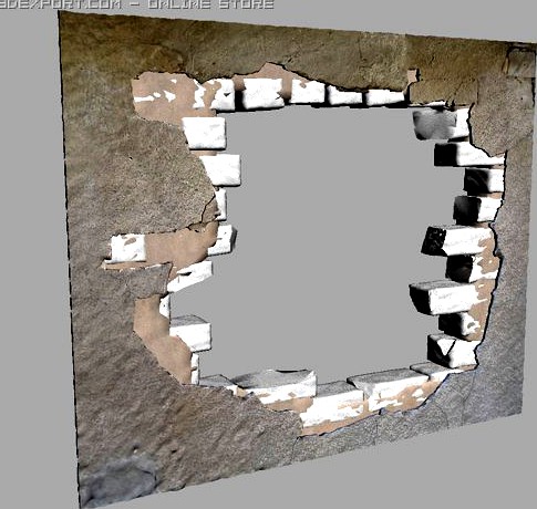 Hole in the wall 3D Model