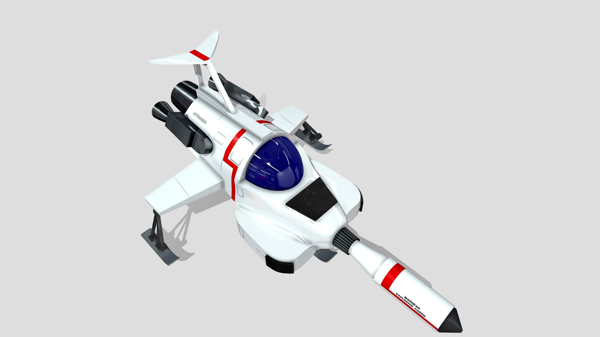 UFO Interceptor-stylised model from the TV show