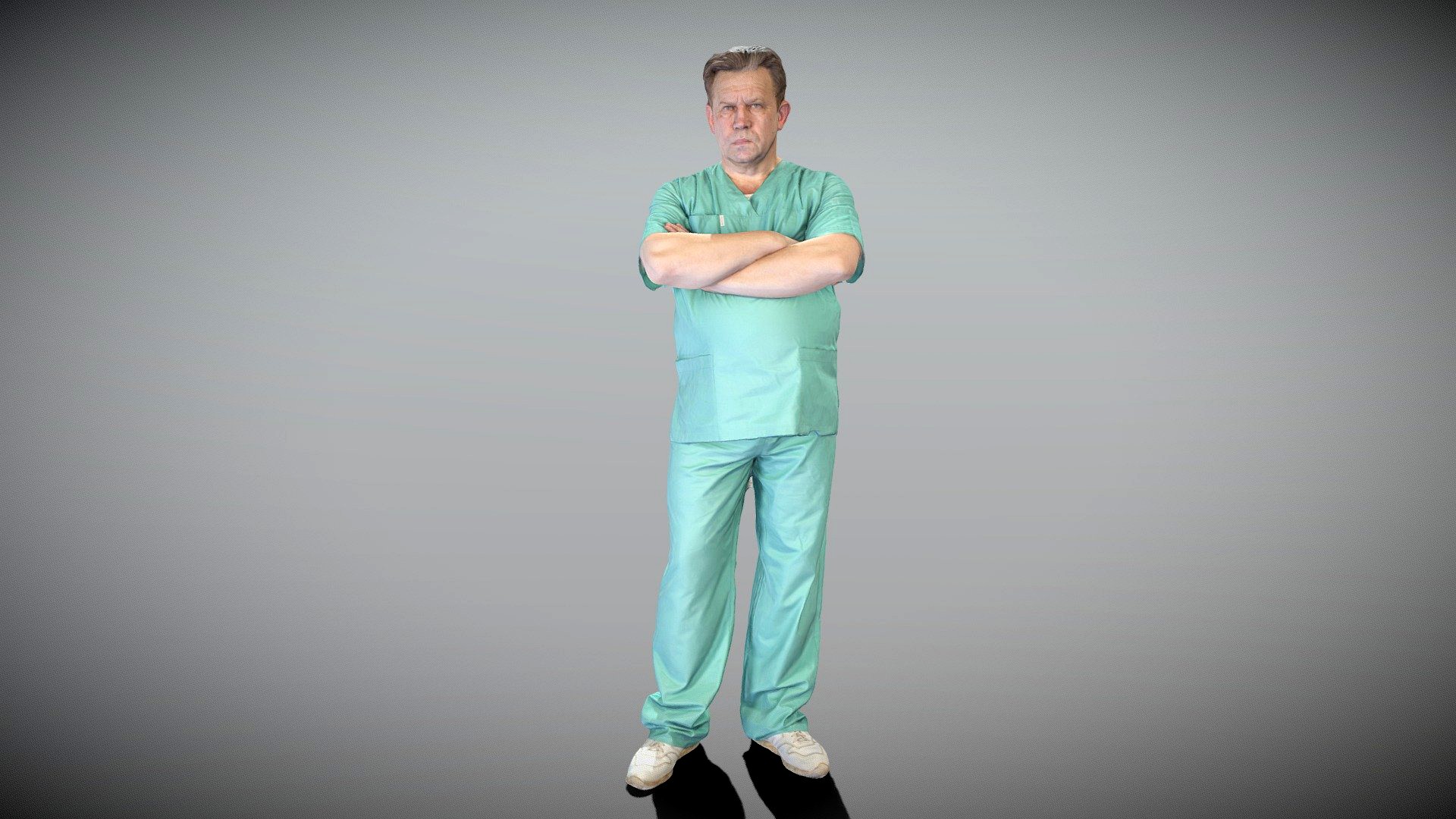 Surgical doctor male posing 76