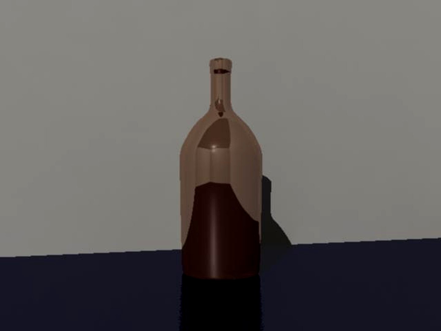 Brown bottle.obj