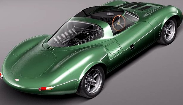 Jaguar XJ13 1966 3D Model