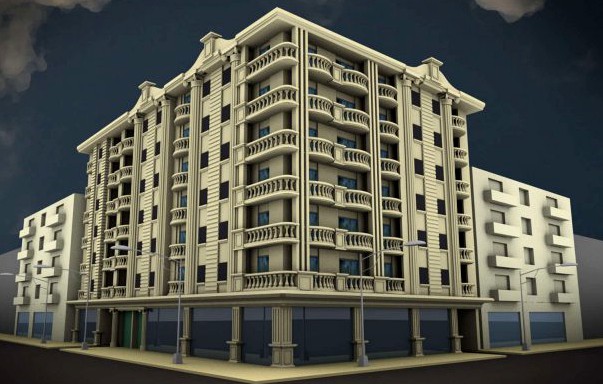 Royal building 2 3D Model