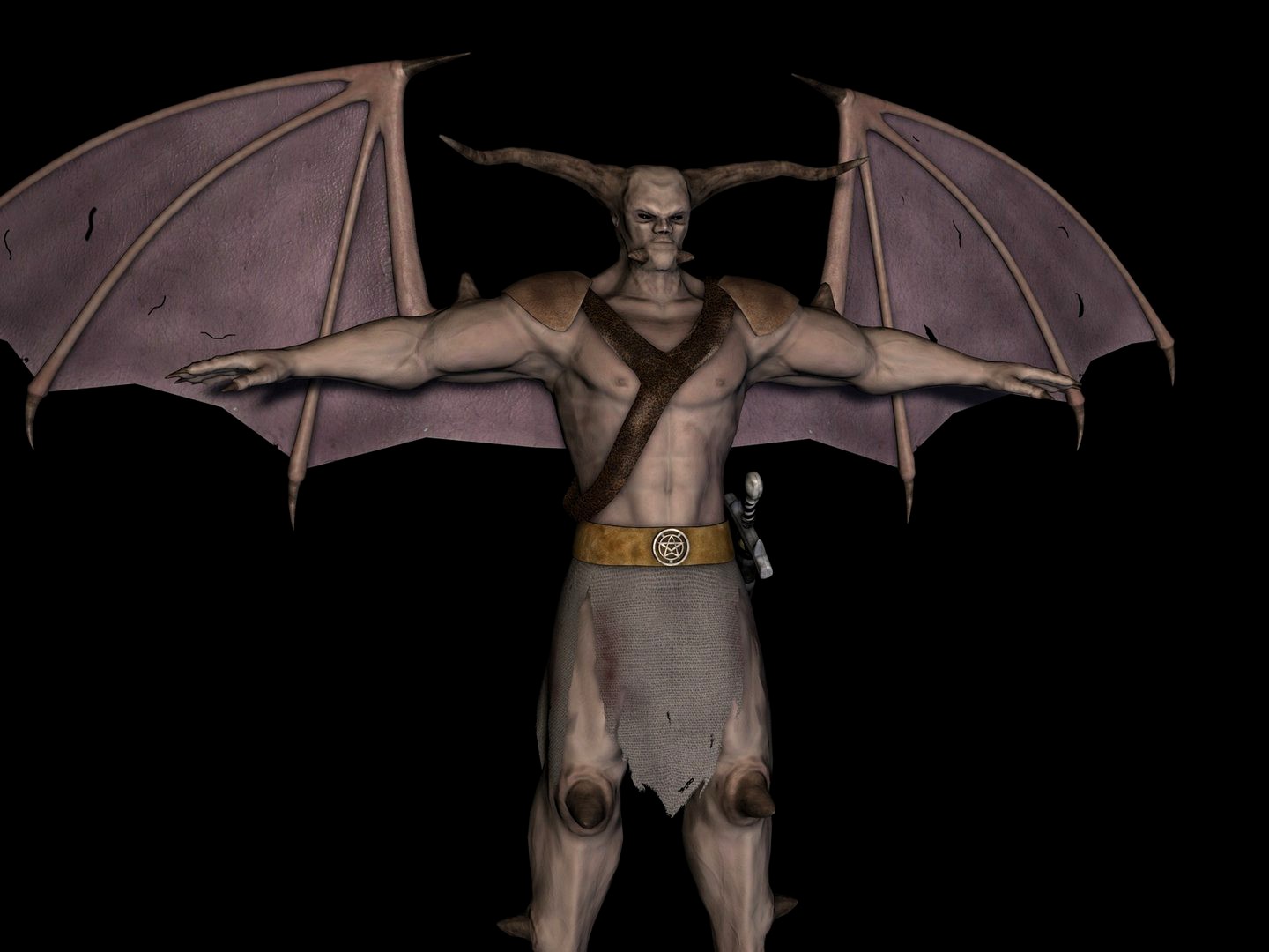Demon With Sword