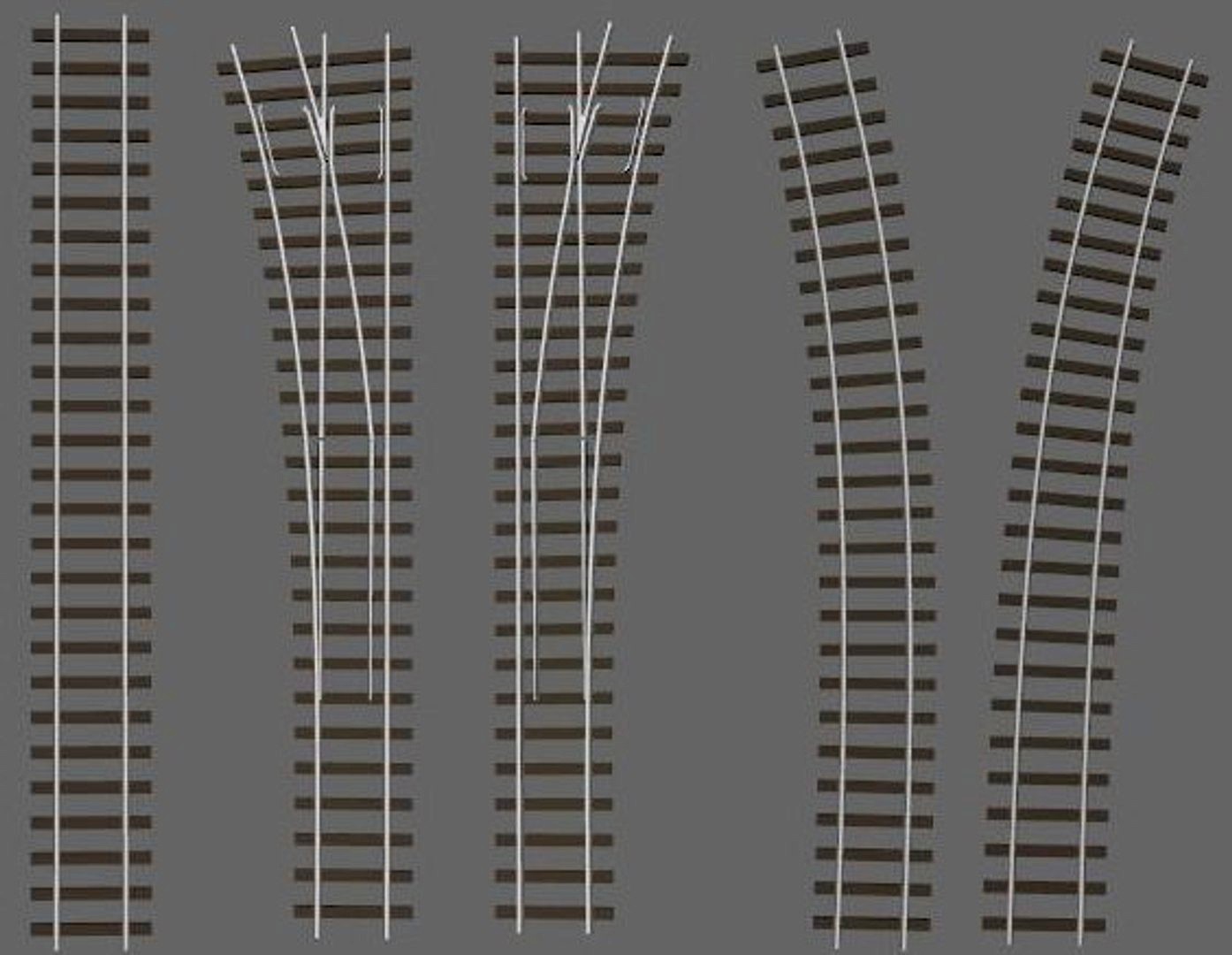 Railway track sections