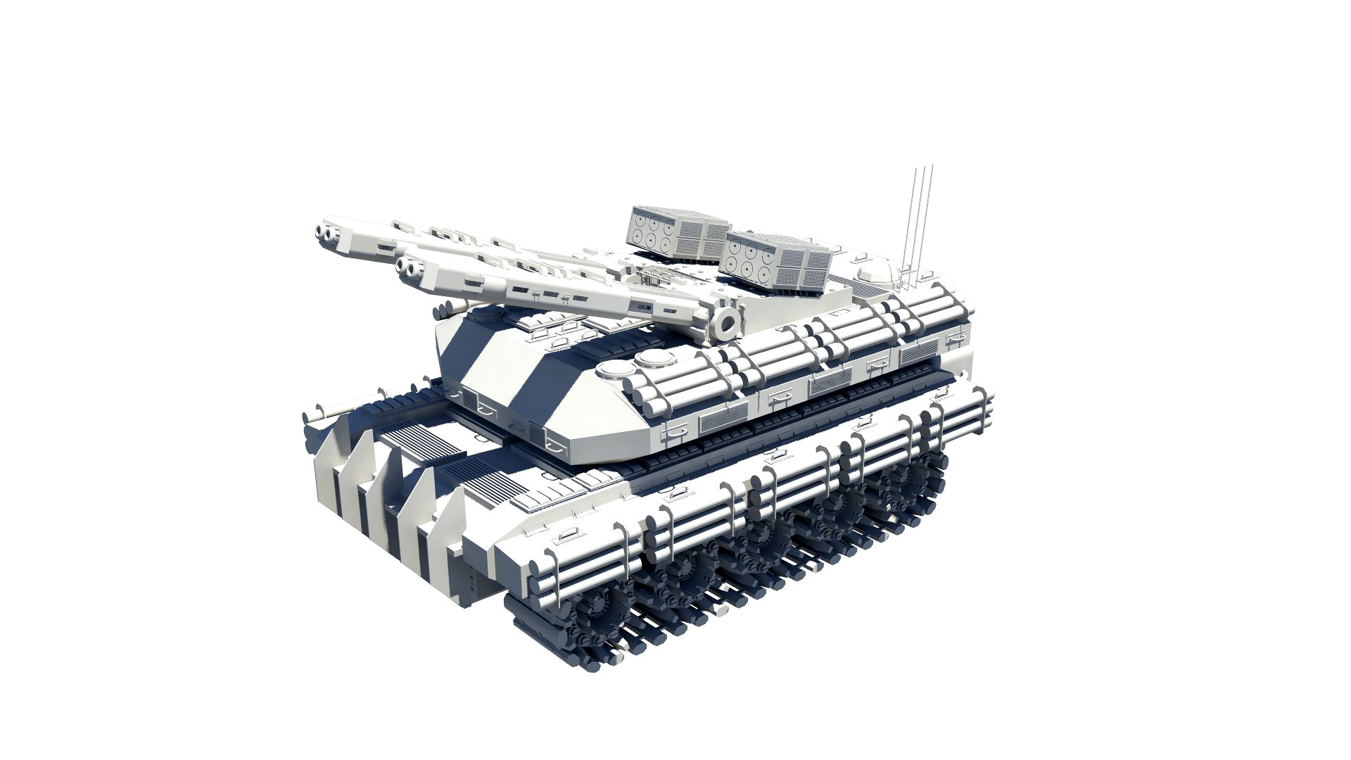 Futuristic tank