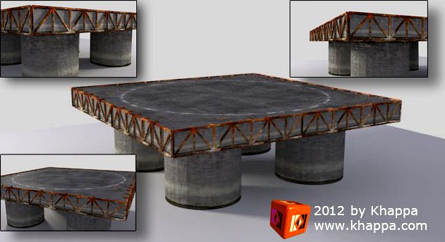 Platform Basement 3D Model