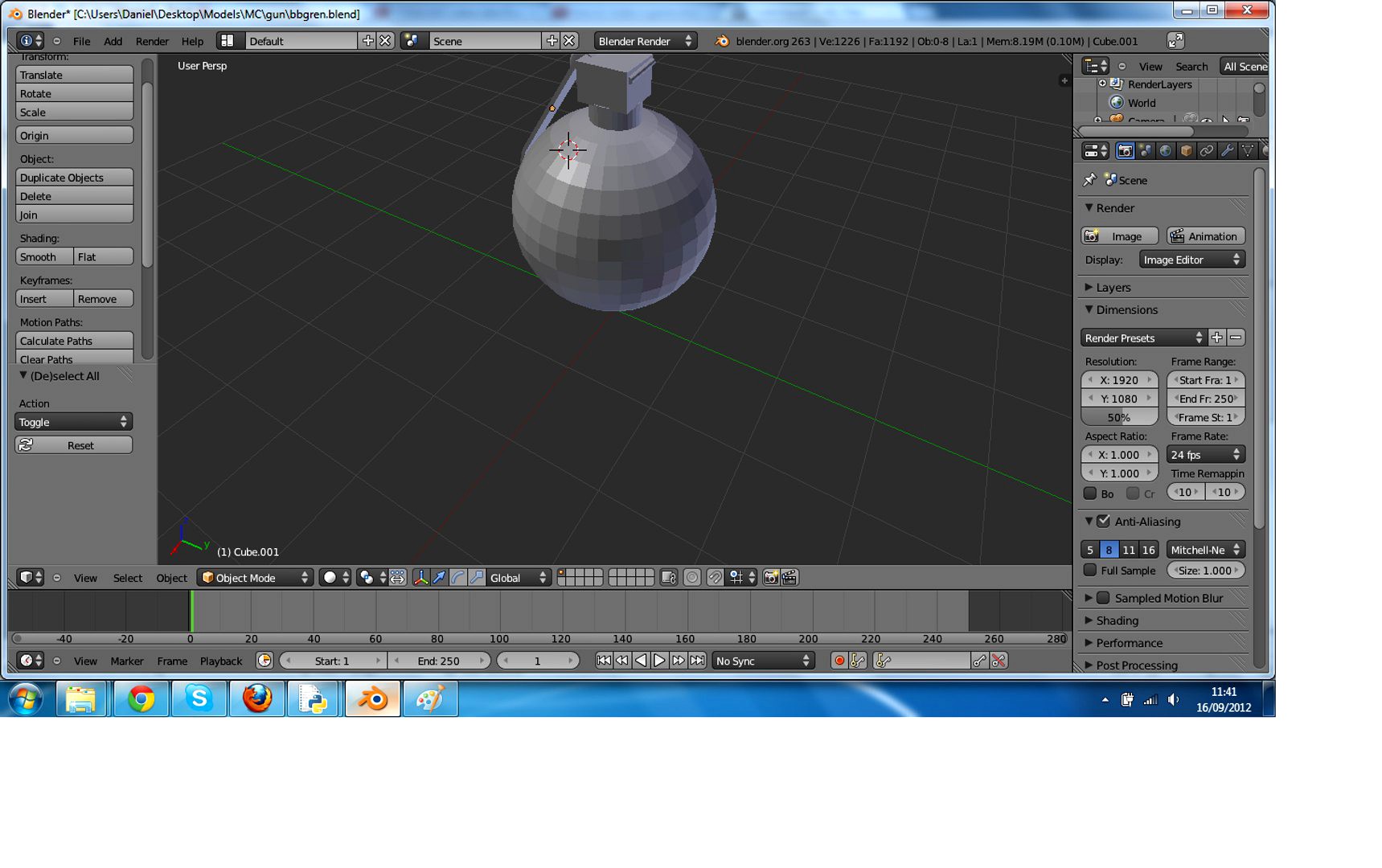 Baseball Grenade