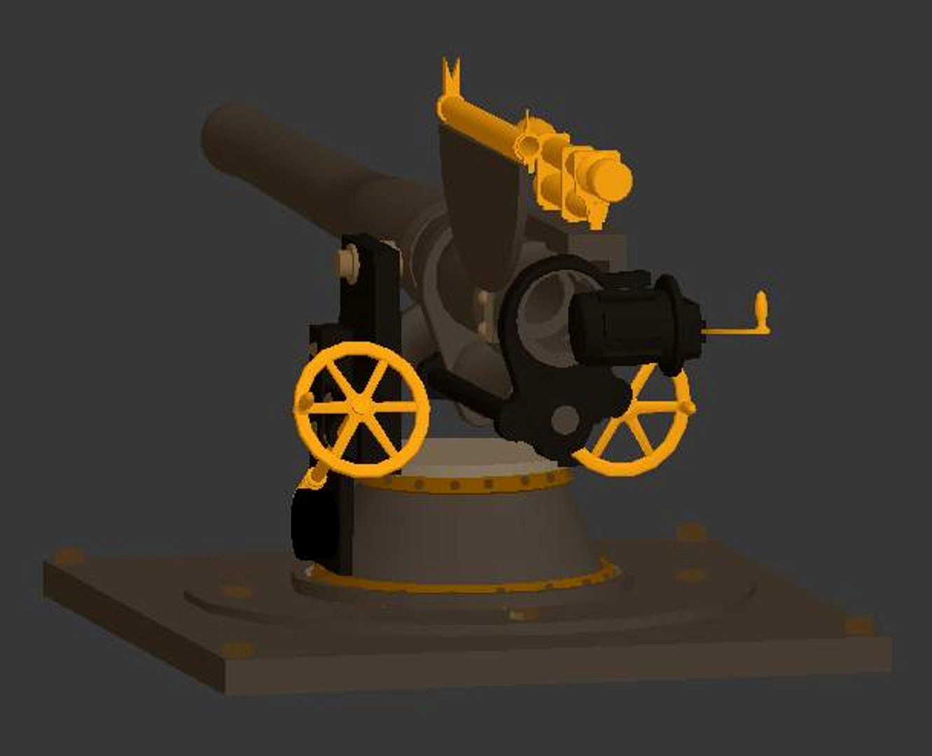 Submarine deck gun