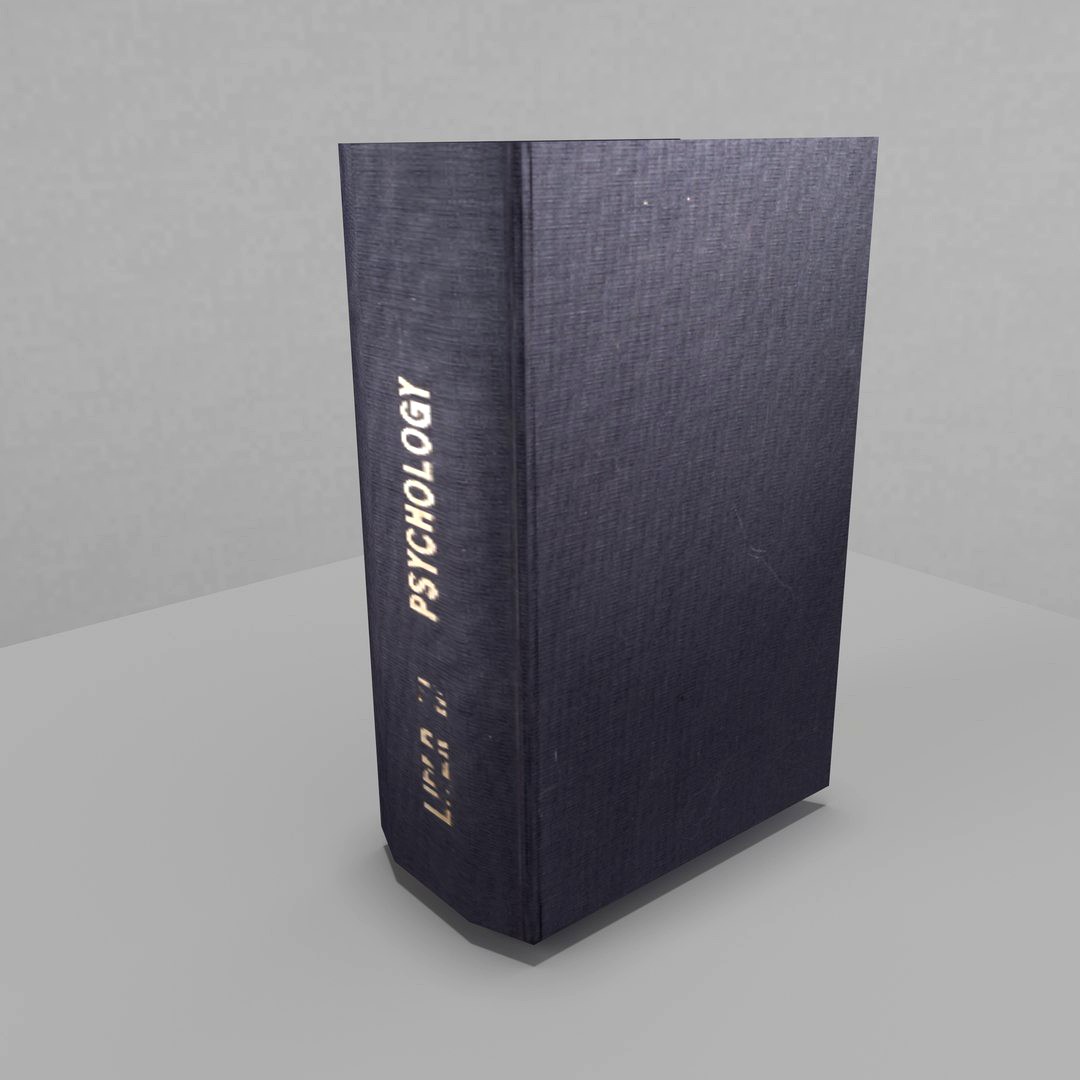Book Low Poly 3d model