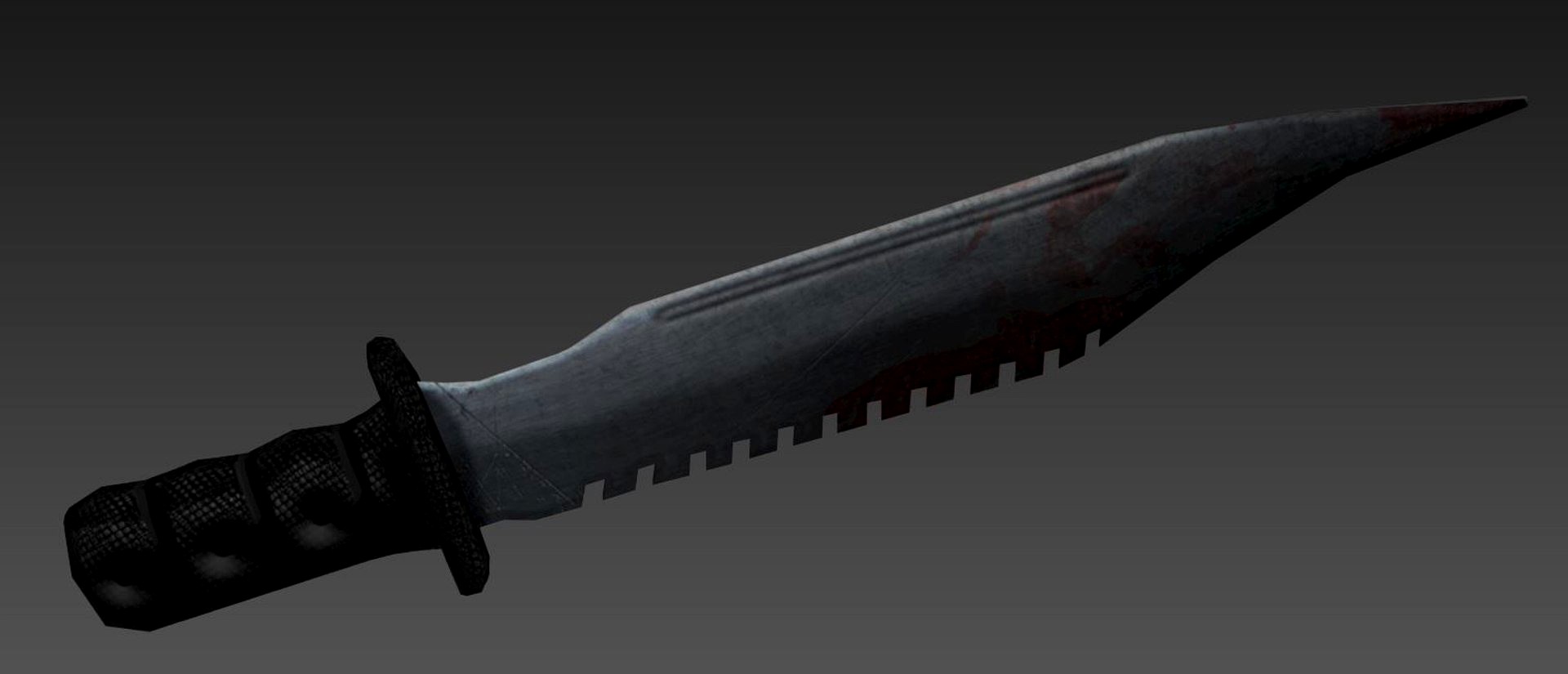 Knife w/blood