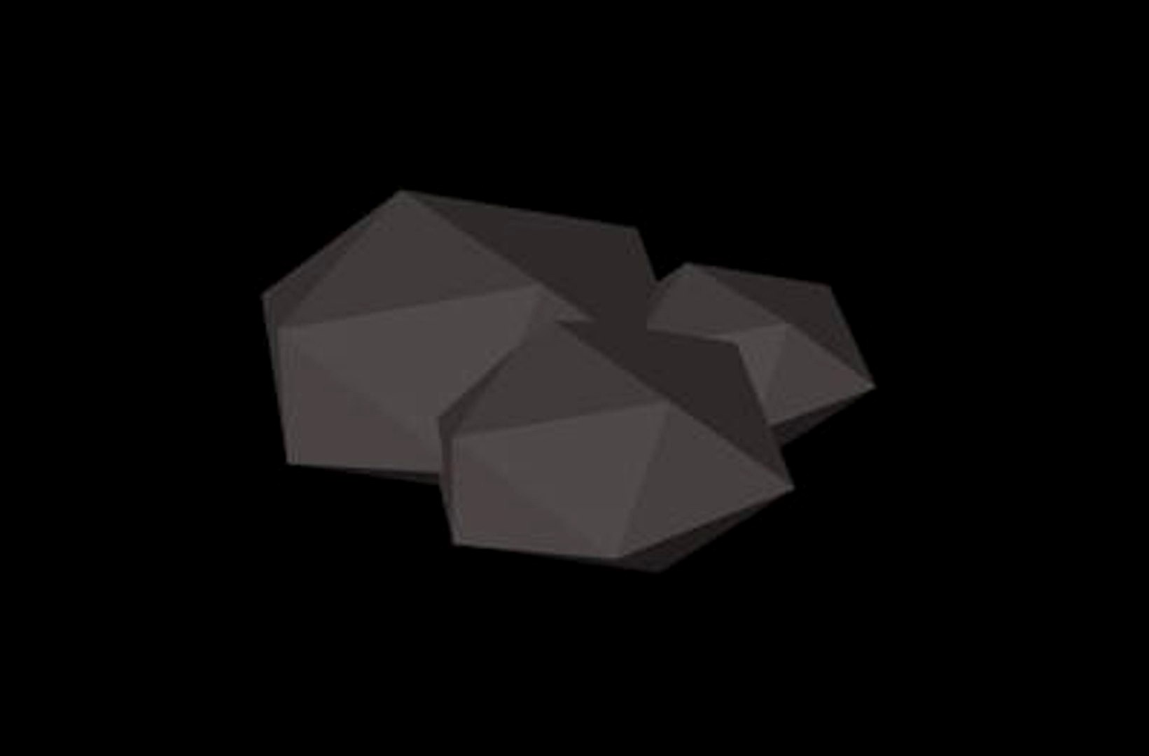 2 Low Poly Rock Formations