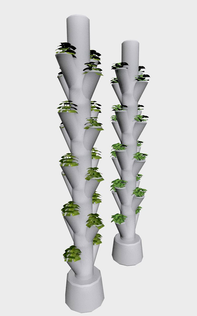 vertical plant