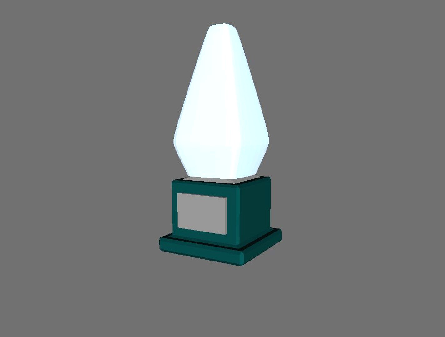 Basic Crystal Trophy
