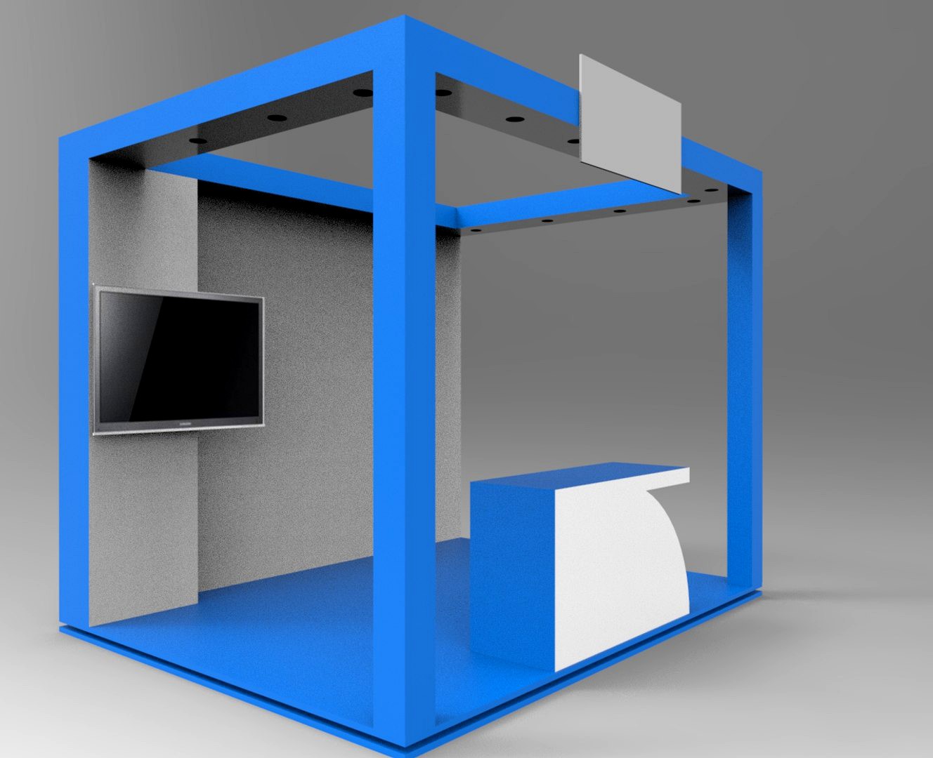 Simple Low Budget 3D Stall