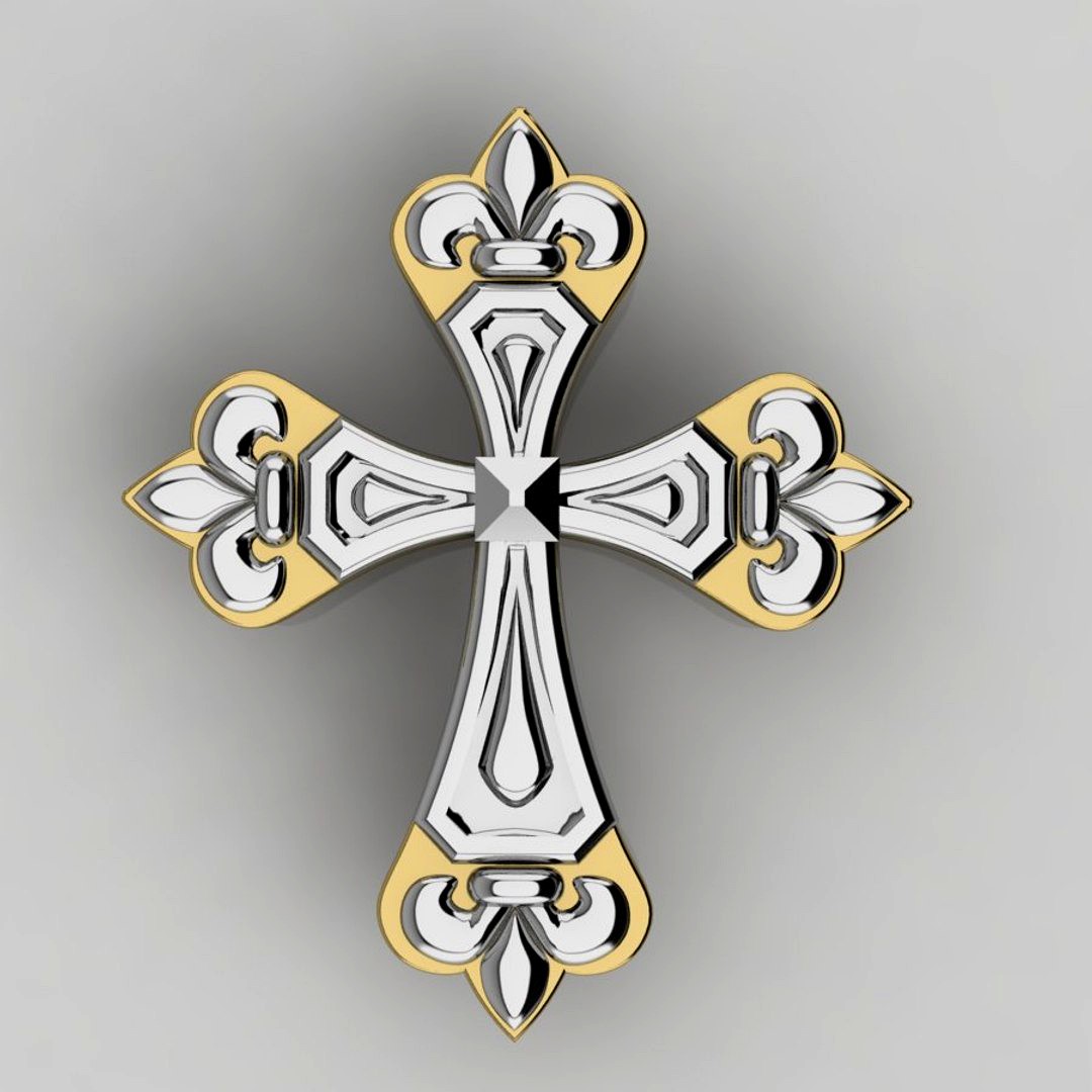 cross diamond pendent necklace