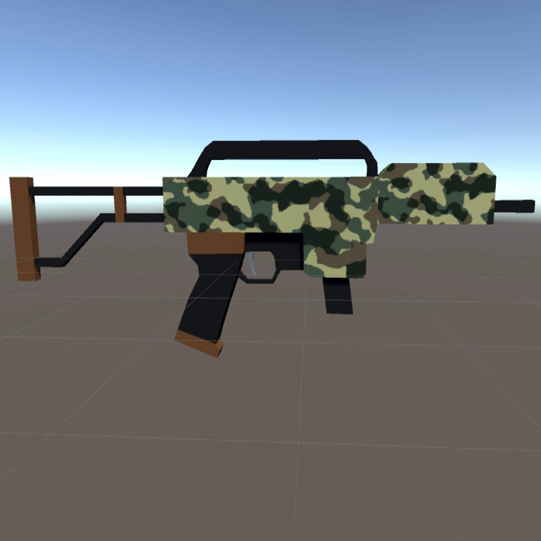 Low poly weapons