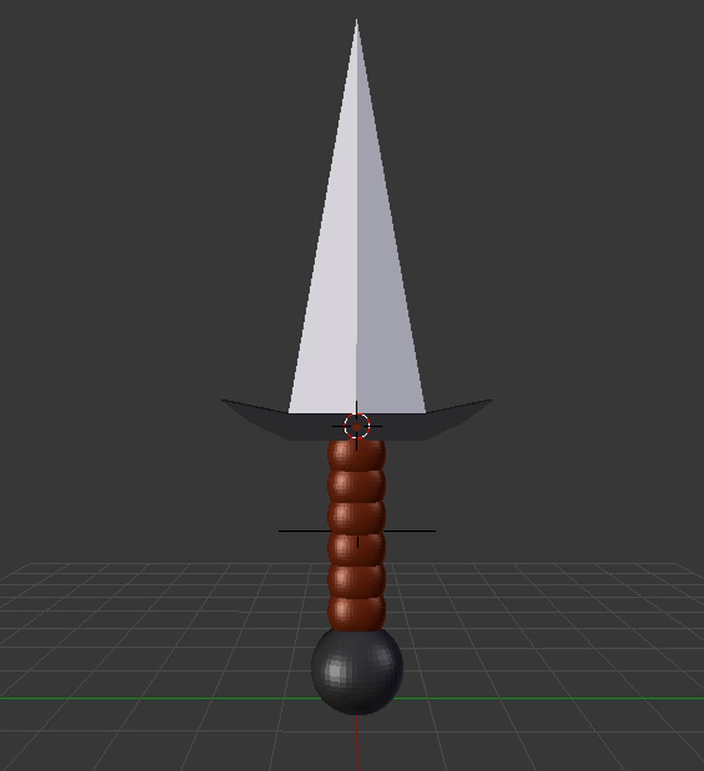 Low-poly Dagger