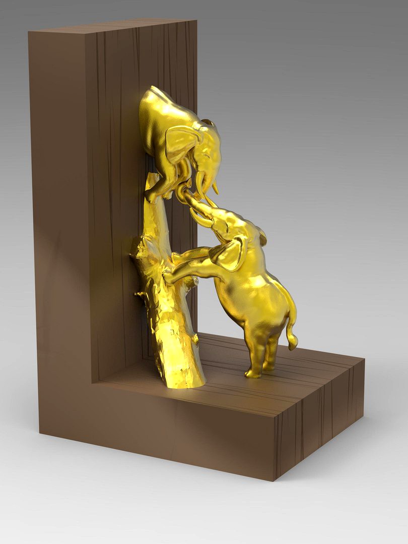 elephants sculpture