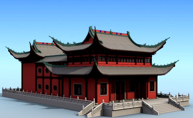 Chinese Architecture 07 3D Model