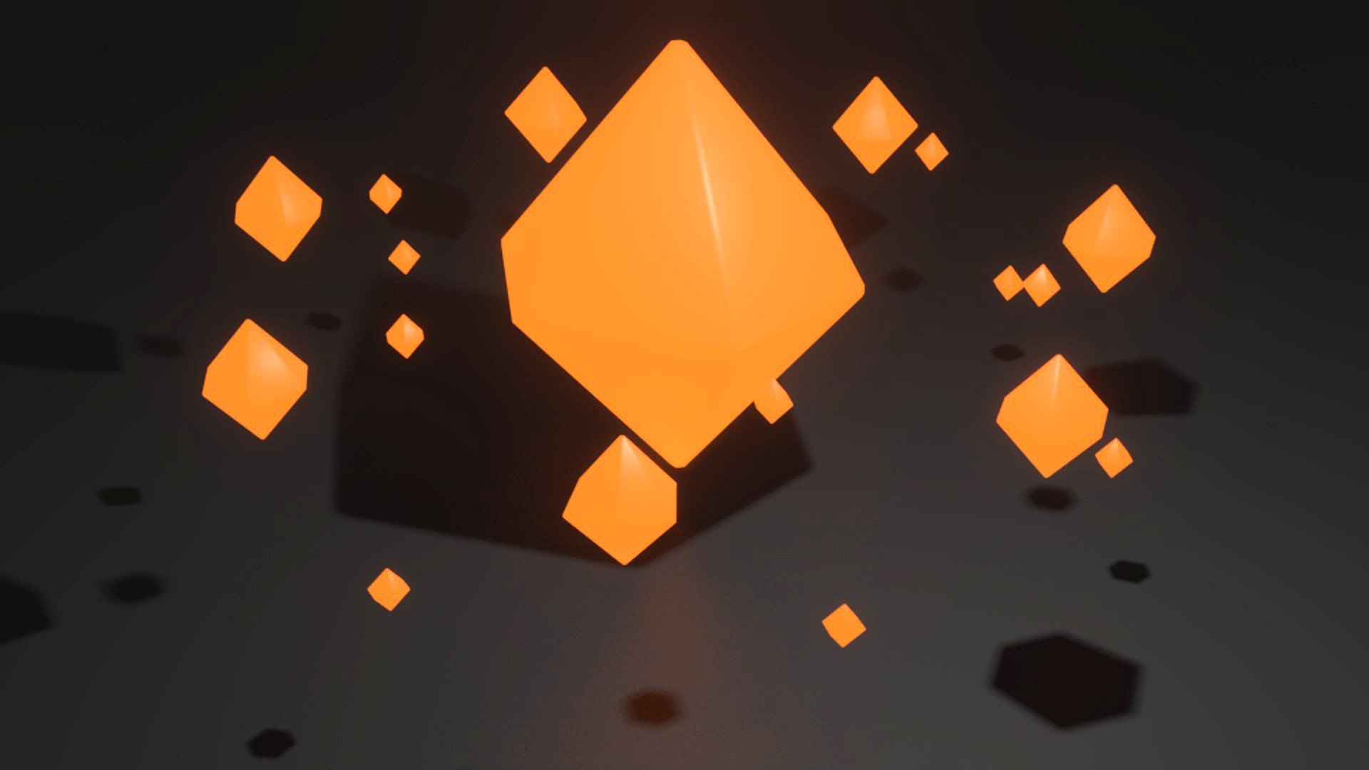 Crystals animation