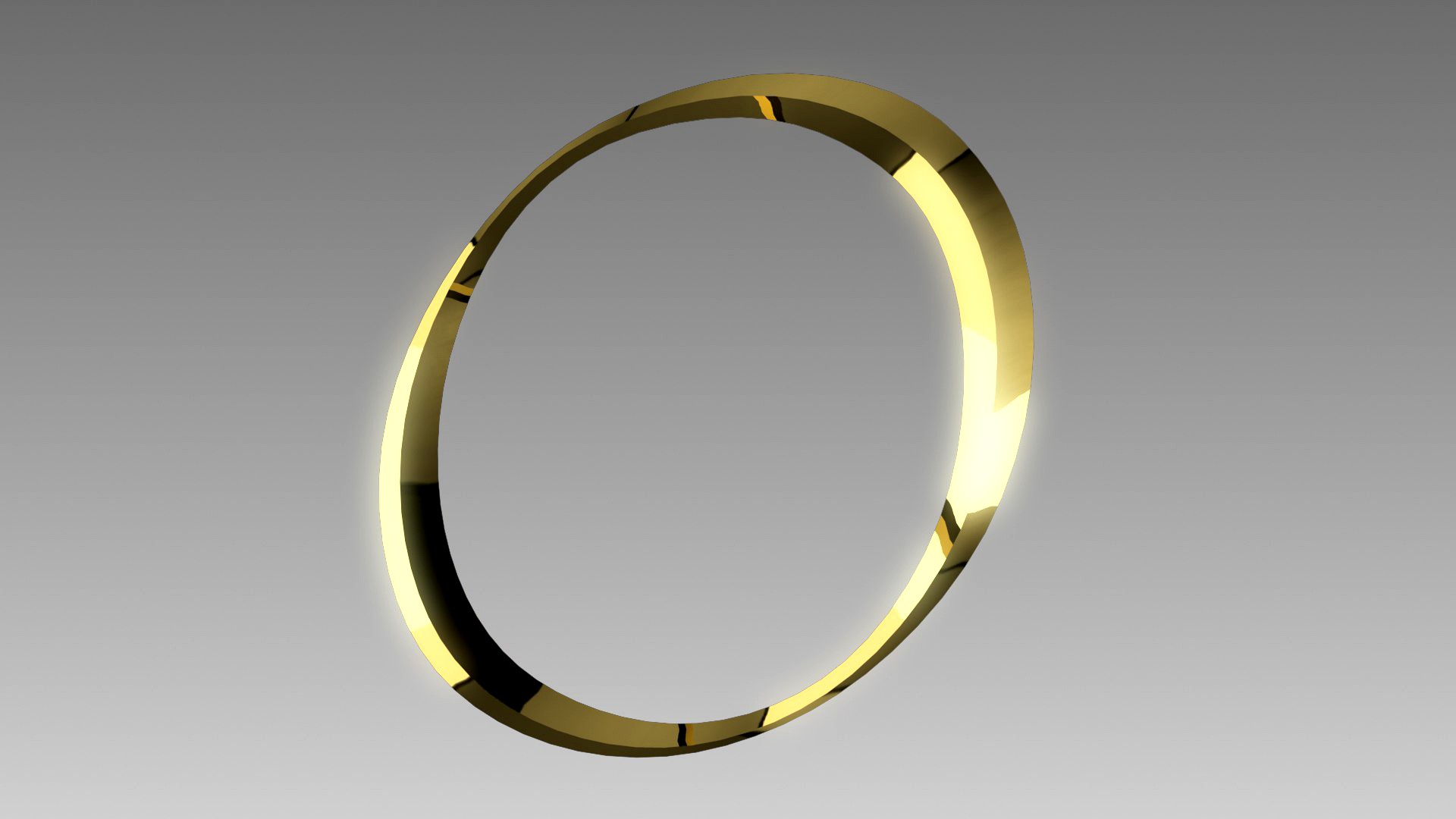 Alphabet 3D Model -O-