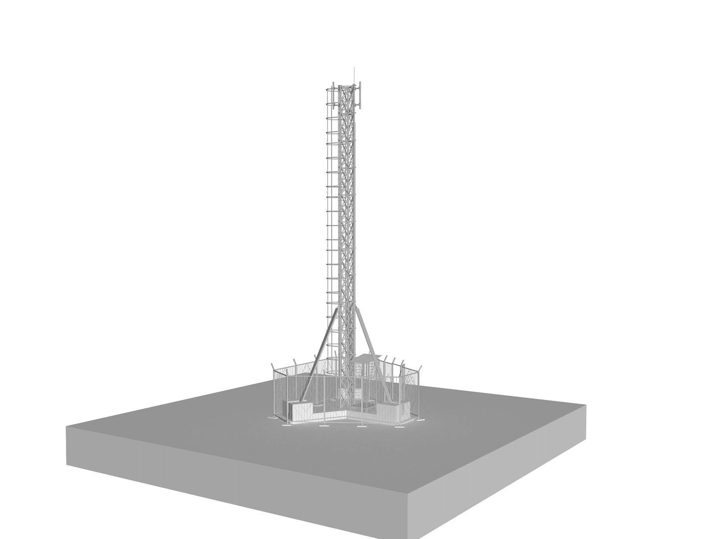 Telecommunication Steel Structure Tower