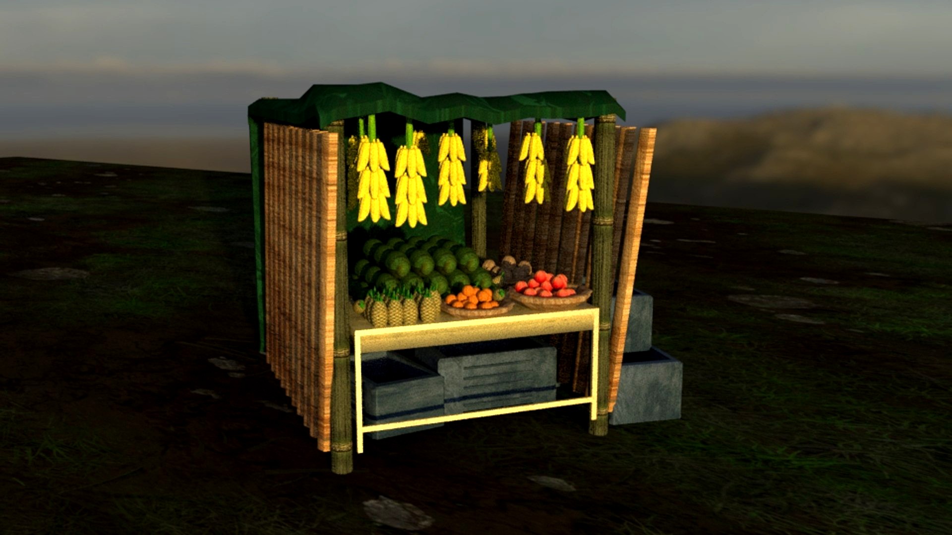 Rural Fruit Stall