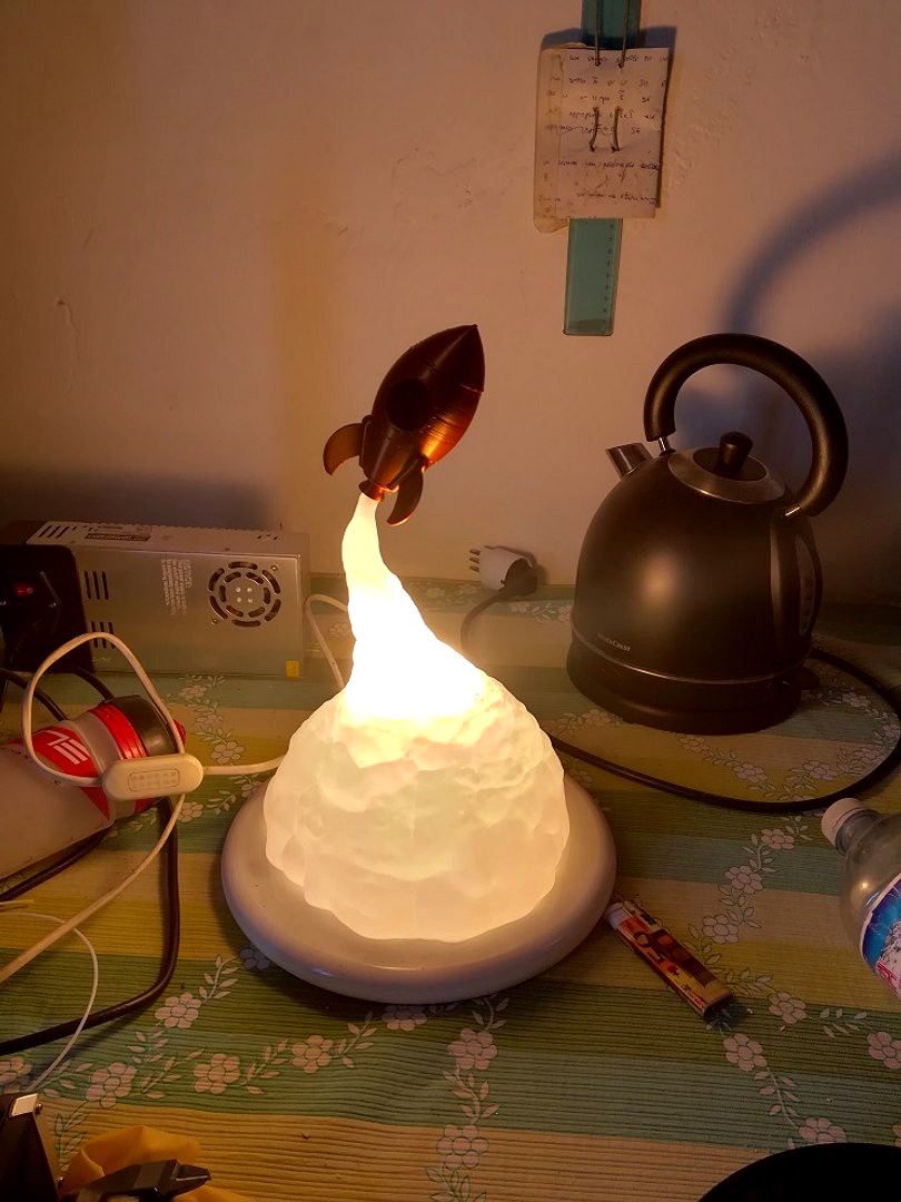fire cloud lamp