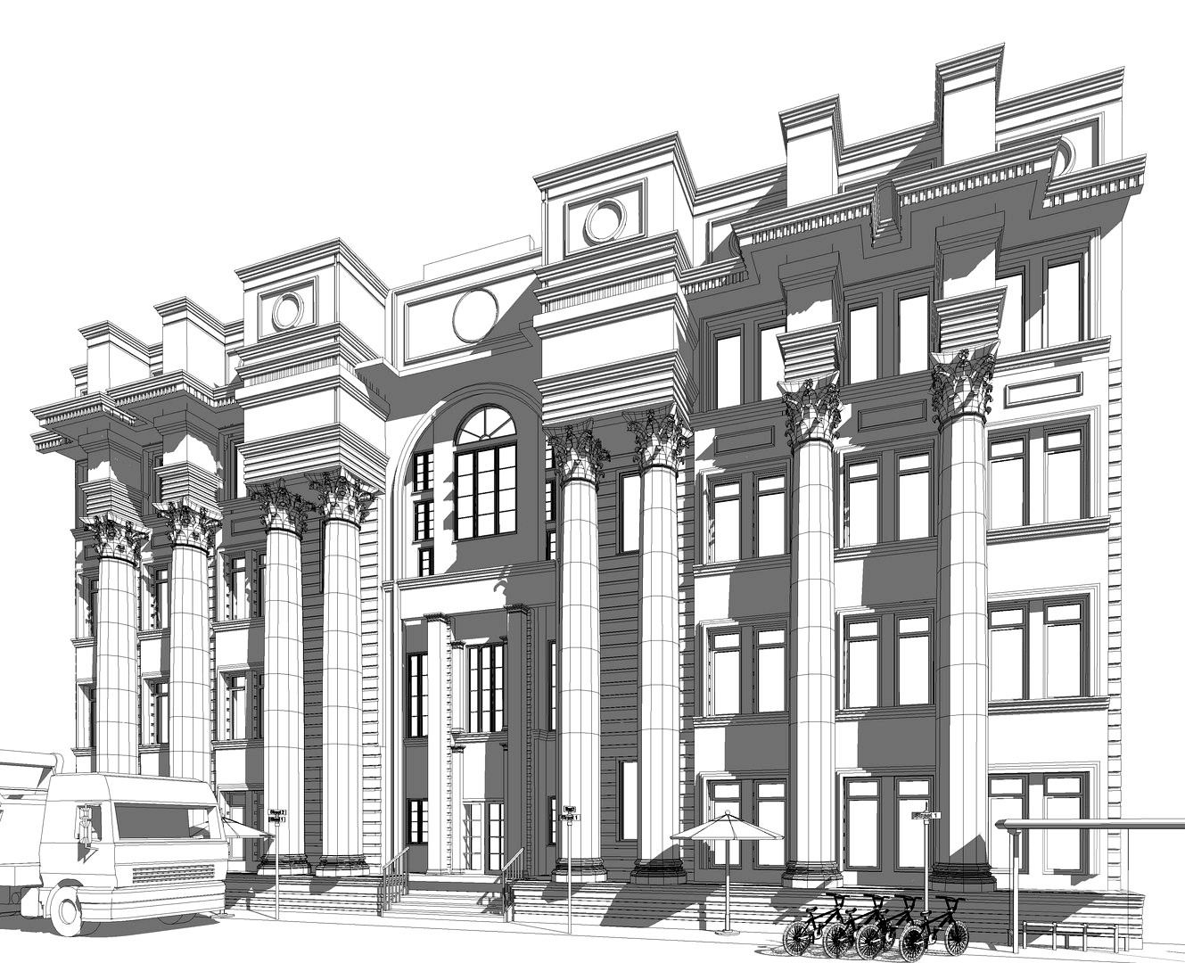 3d classic model elevation