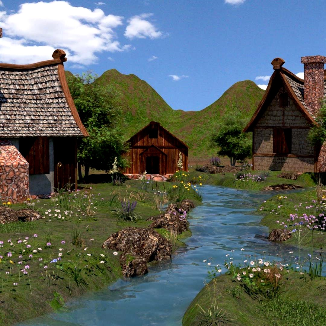 Medieval River House