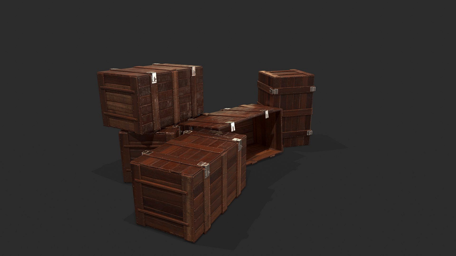 Wooden crate