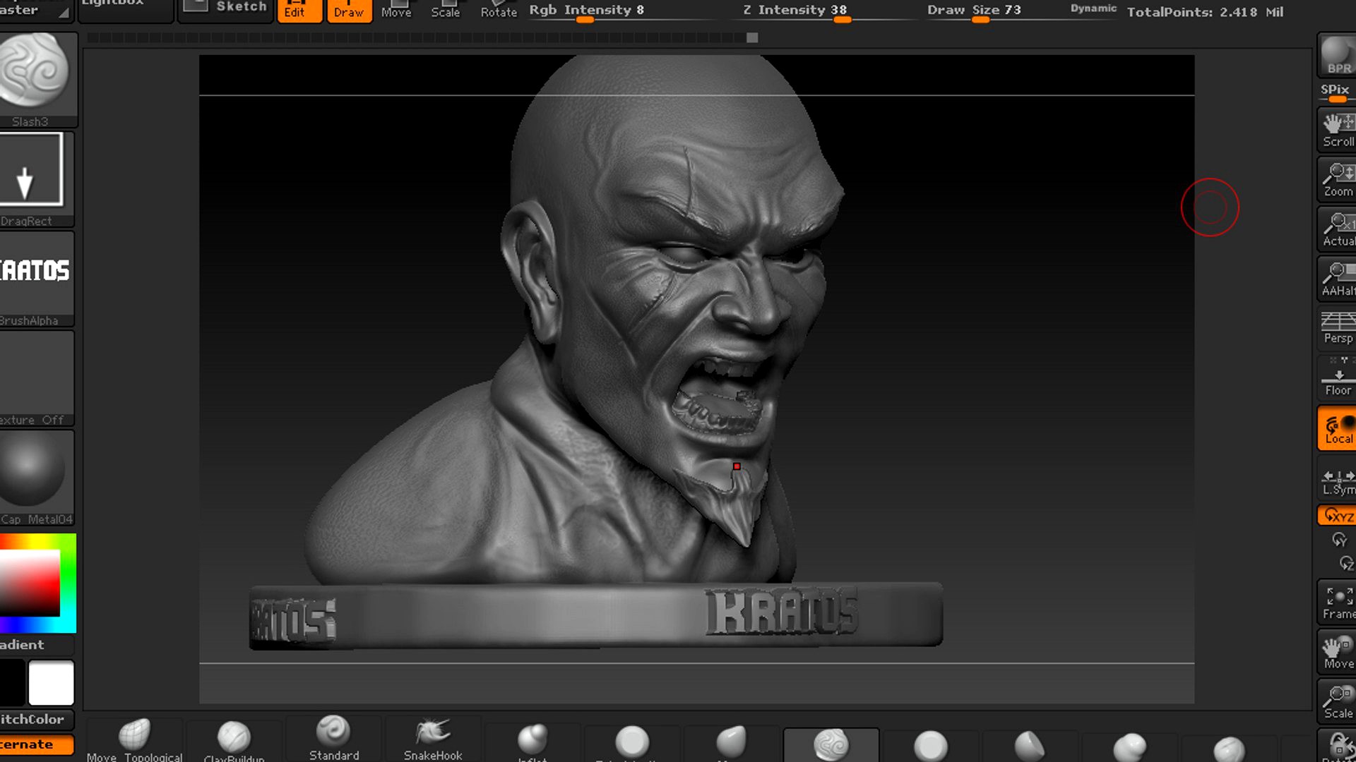 warrior head