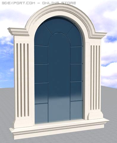 Single window details 3D Model