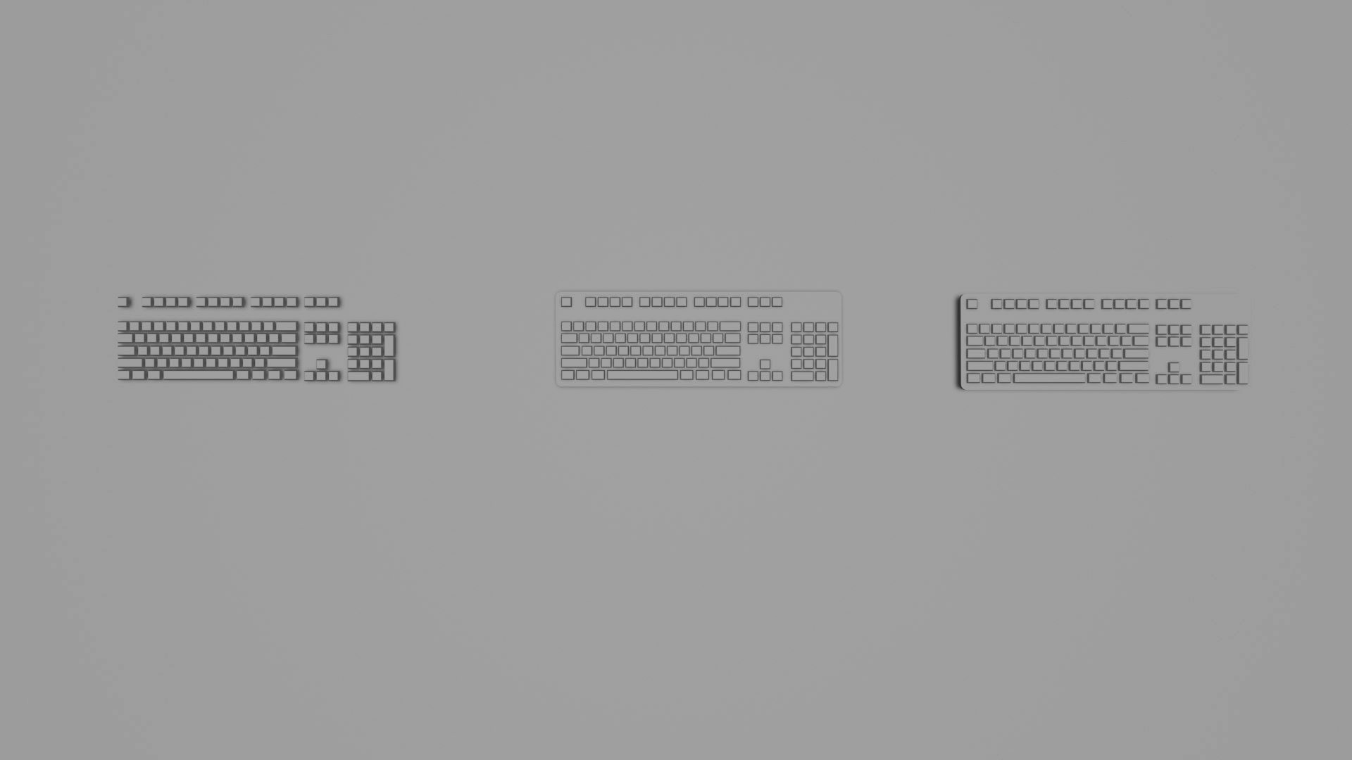 keyboard 3 options