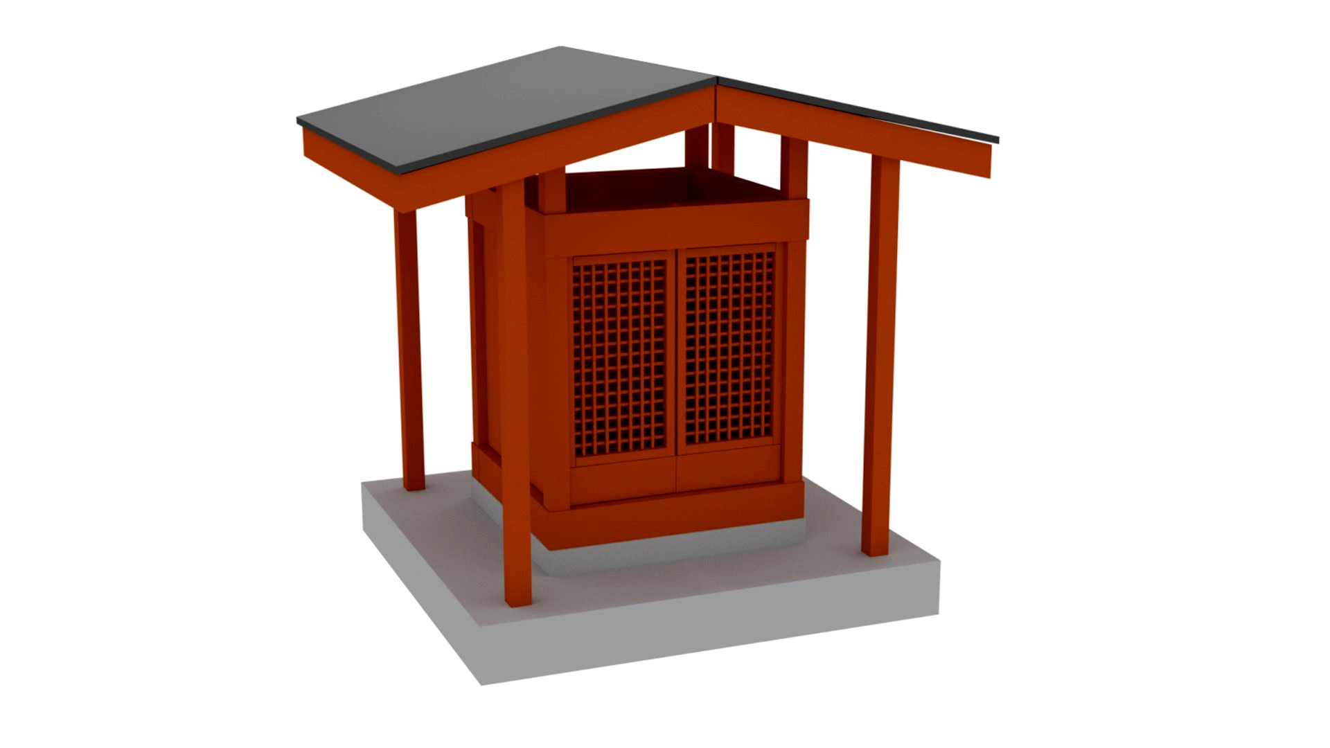 Japanese simple shrine