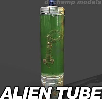 experiment tube 3D Model