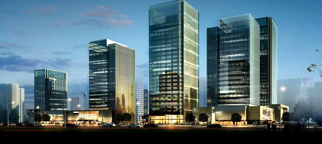 Office buildings 004 3D Model