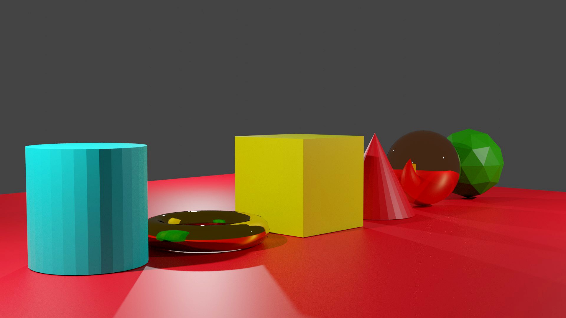 Shapes with colors