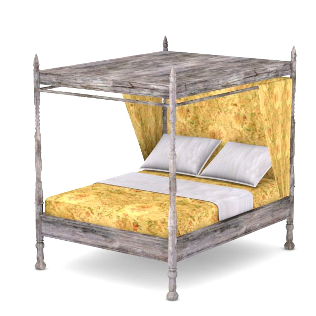 antique bed