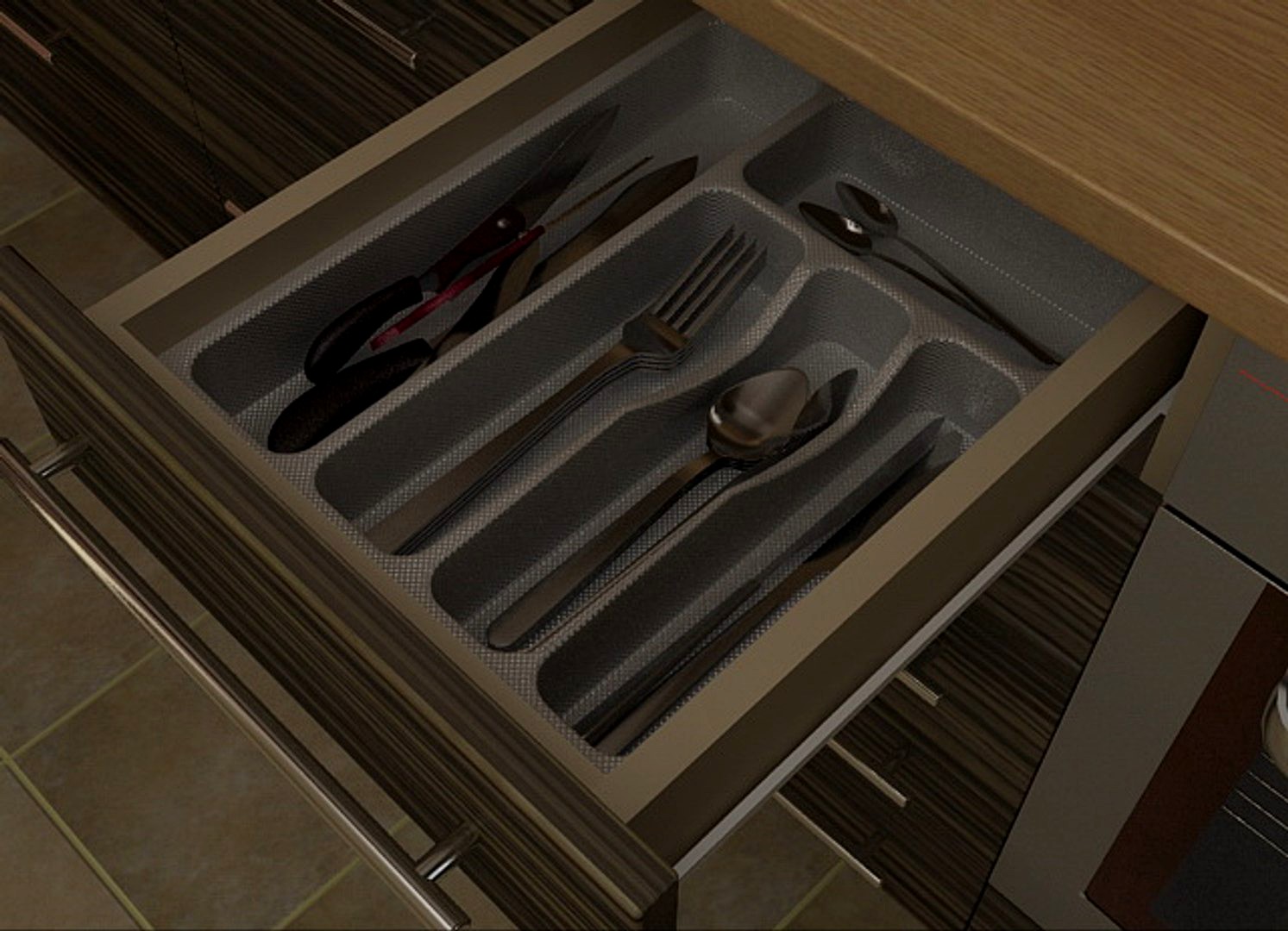 cutlery support